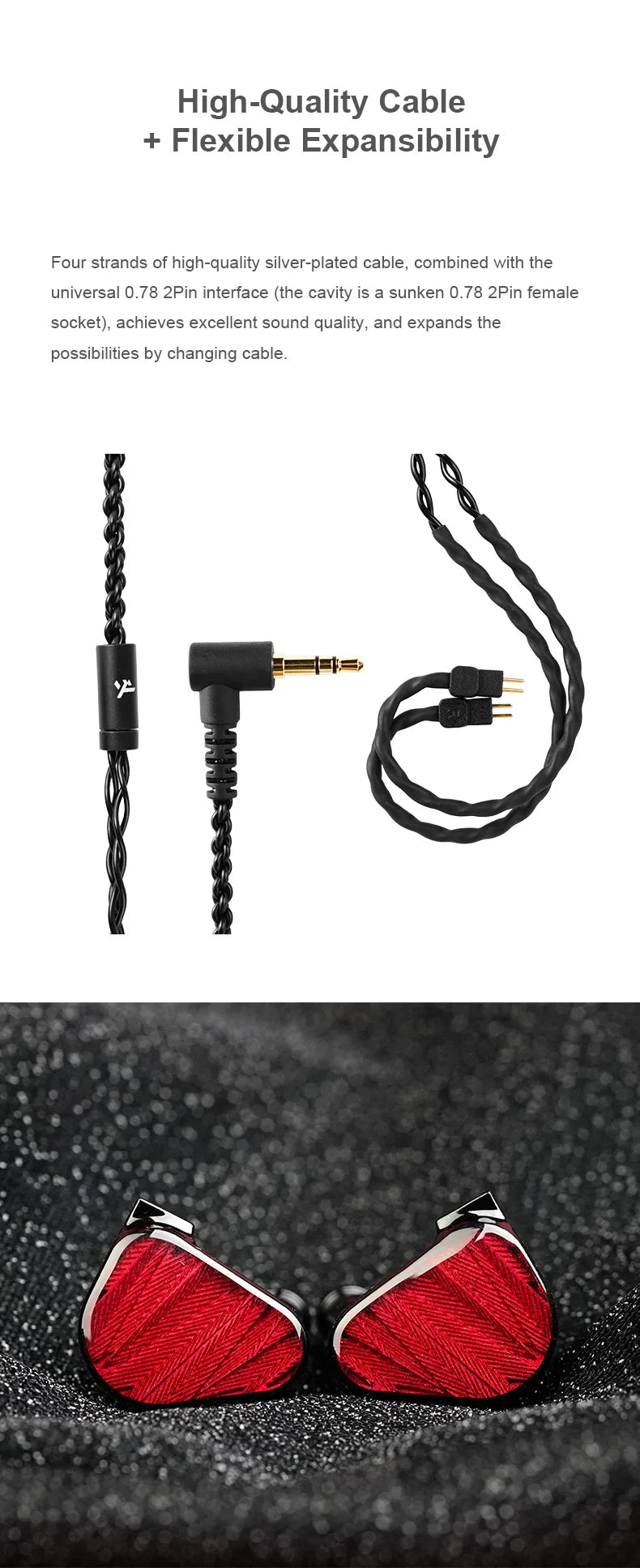 TRUTHEAR x Crinacle ZERO:RED Dual Dynamic Driver In-Ear Wired Audiophile Earphones 0.78 2Pin HiFi Earphones