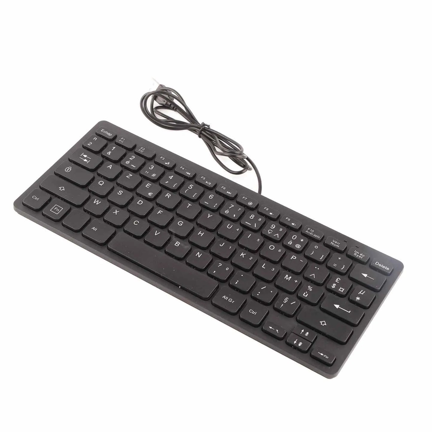 78 Keys German Russian French Keyboard USB Wired Desktop Computer Small Language Keyboard for Home PC Laptop