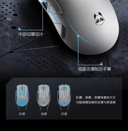 Metaphyuni Metapanda P1 Draadloze Muis P1 Pro Max Paw3395L Lage Latentie Lichtgewicht E-sports Gamingmuis Ergonomisch Pc-gamercadeau