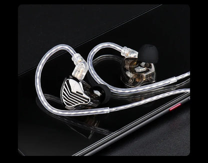 KZ GK Kunten HiFi IEM Earphones 1DD Dynamic Driver In-Ear Earbuds with 2-Pin Detachable Cable, Metal Audiophile Gaming Headset