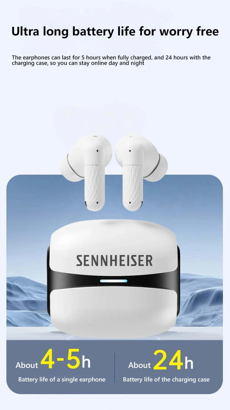 SENNHEISER TWS Earbuds Wireless Bluetooth Earphones Game Headphones For IOS /Android /HarmonyOS Motion Headset With Mic Earohone