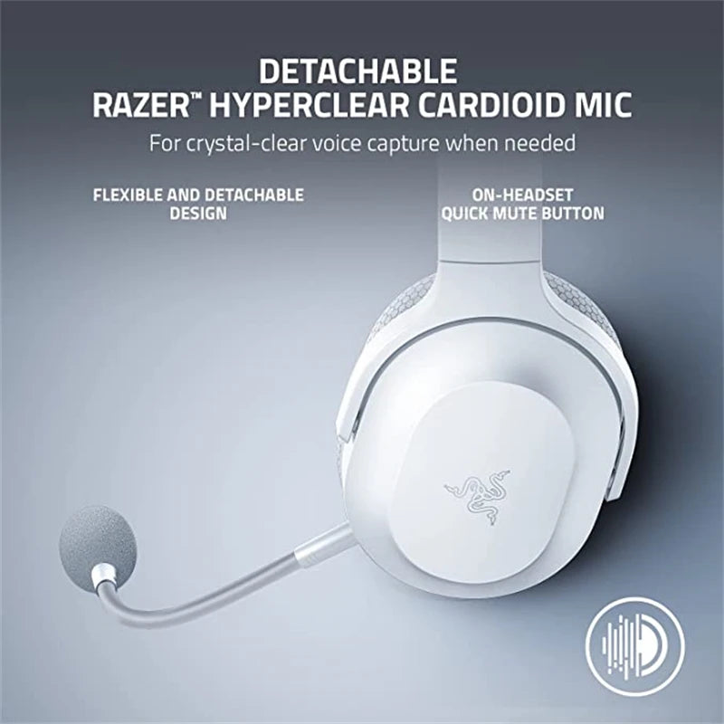 Razer Barracuda X Wireless Gaming Mobile Headset 2022 Model 2.4GHz Wireless + Bluetooth - Lightweight 250g - 40mm Drivers