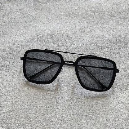 2024 New Square Men Sunglasses Fashion Metal Steampunk Sun Glasses For Women Trendy Outdoor Shades Eyewear Unisex Accessory