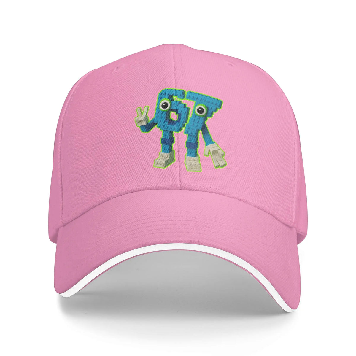 67 Casquette de baseball décontractée avec personnage de mème « Brainrot » – Casquette de camionneur d’été – Casquettes de sport en plein air – Casquettes hip-hop – Casquettes de baseball unisexes