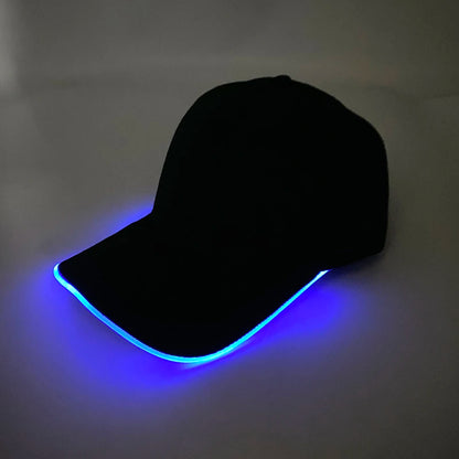 Cappellino da baseball luminoso fashion a LED, cappello hip-hop fluorescente per bar e club, per uomo e donna, DJ, danza, accessori e costume