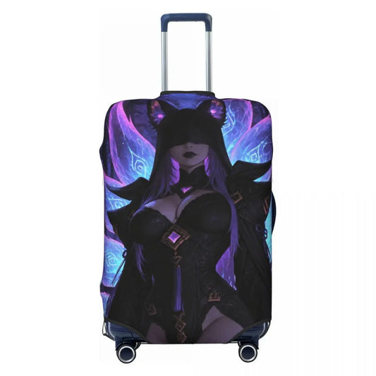 World Of Warcraft Sylvanas Windrunner Suitcase Cover Flight Fun Luggage Supplies Cruise Trip Protection