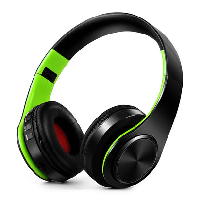 CATASSU Gold Bluetooth Wireless Headphones with Microphone, Stereo Headset, Bluetooth 5.3 Earphones, 40mm HiFi Sound, Foldable Headphones for Android & iOS
