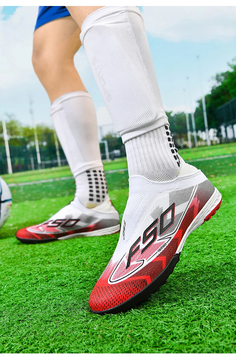 Chaussures de football pour hommes, neuves, pour terrain gazonné, professionnelles, originales, résistantes, décontractées, chaussures de football de qualité supérieure, ultralégères