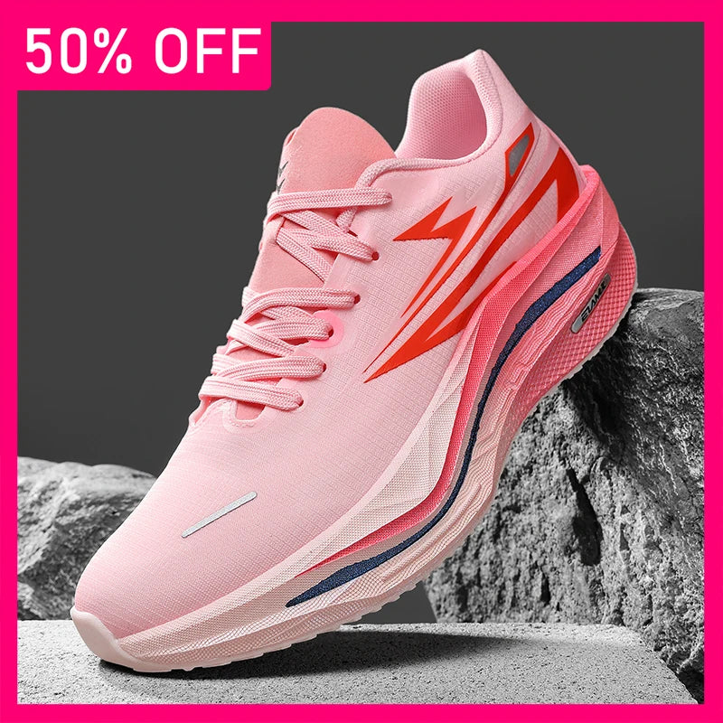 Unisex-Sportschuhe, modische Schnür-Laufschuhe, stoßdämpfend, rutschfest, mit Rebound-Effekt, Trainingsschuhe 2026, neue Outdoor-Fitnessschuhe