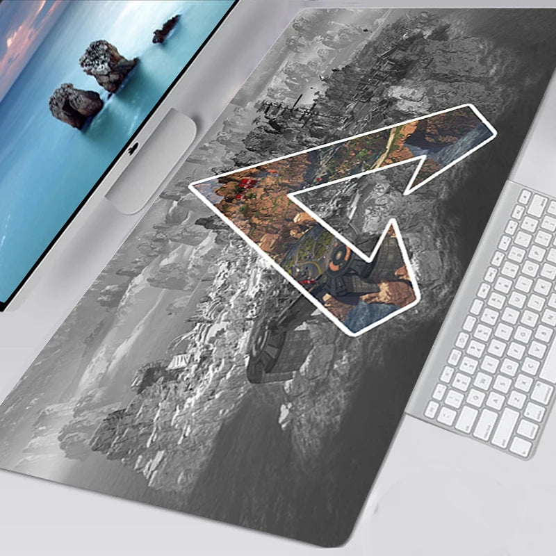 XXL Apex Legends Mouse Pad Art Large Overlock Edge Mat Rubber Speed PC Computer Gaming Anime Mousepad Desk Keyboard Mat Mausepad