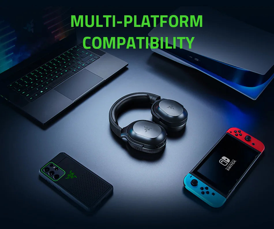 Razer Barracuda X Wireless Gaming Mobile Headset 2022 Model 2.4GHz Wireless + Bluetooth - Lightweight 250g - 40mm Drivers