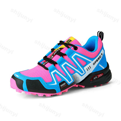 Autumn Hiking Shoes Women Men Low-top Style All-match Non-Slip Flat Training Sneakers Unisex Walking Trendy Sports Casual Shoes