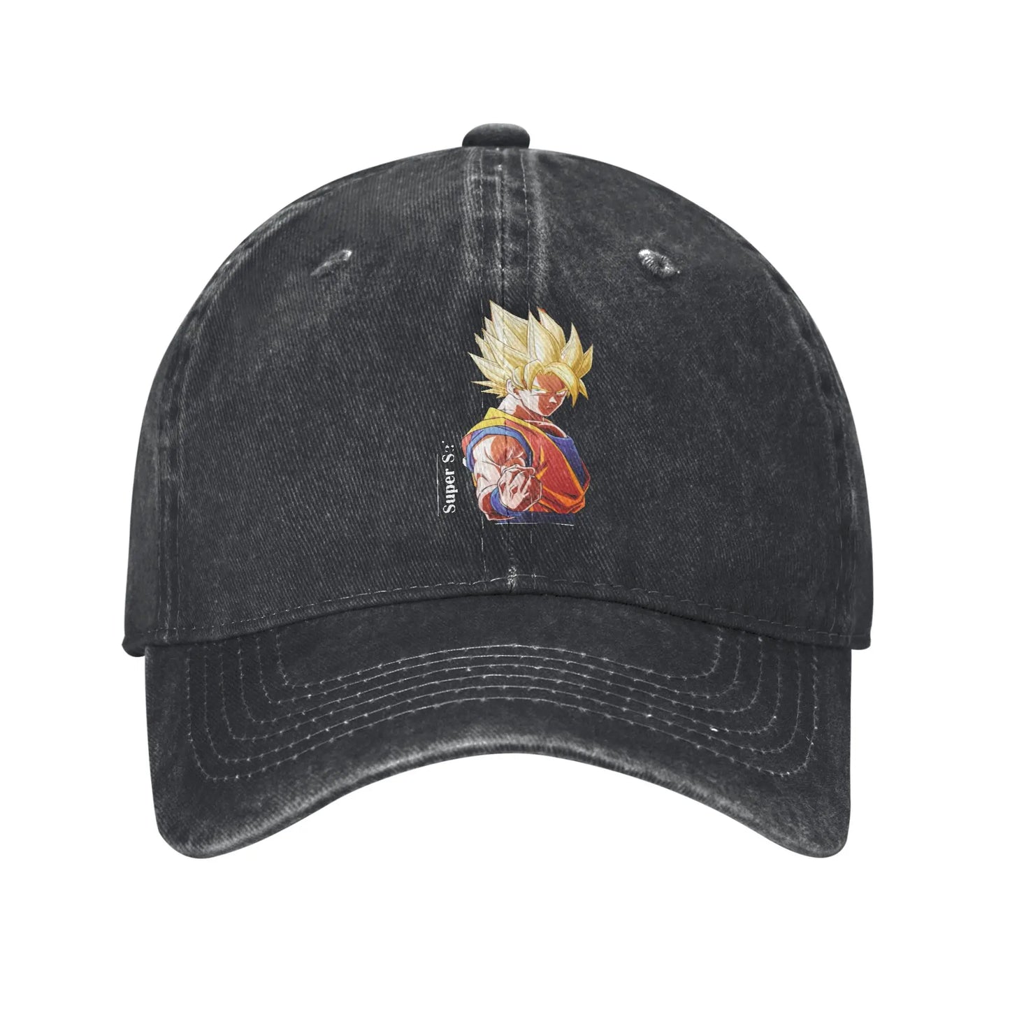 Dragon Ball Goku’s Saiyan Saga Baseball Cap Vintage Distressed Washed  Snapback Cap Men Women Outdoor Running Golf Gift Hats Cap