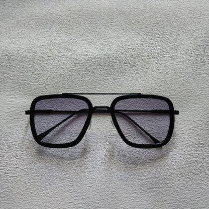 2024 New Square Men Sunglasses Fashion Metal Steampunk Sun Glasses For Women Trendy Outdoor Shades Eyewear Unisex Accessory