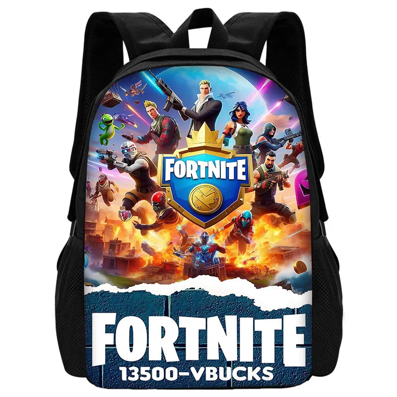 Hot Game FortniteS Kids Backpacks Boys and Girls Student Birthday Gift Child School Bags Unisex Camping Durable Rucksack