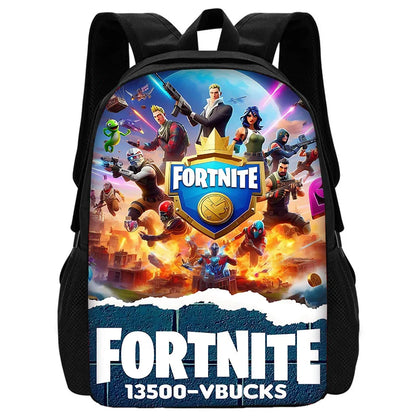 Hot Game FortniteS Kids Backpacks Boys and Girls Student Birthday Gift Child School Bags Unisex Camping Durable Rucksack