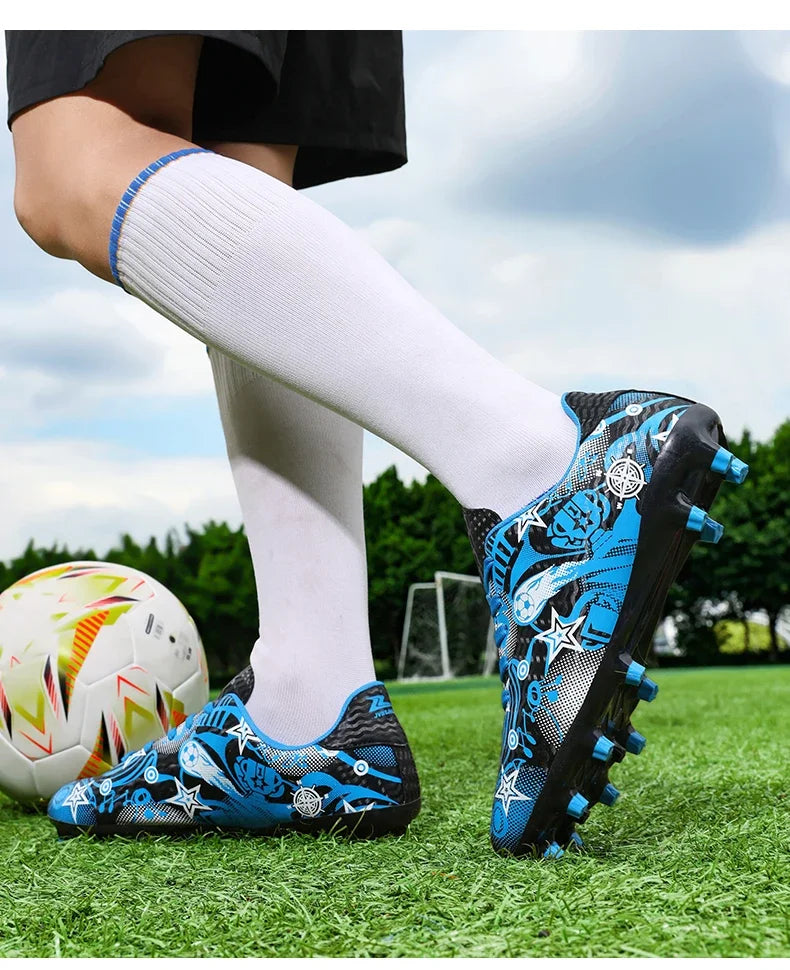 Nouvelles chaussures de football pour hommes et garçons, chaussures de football originales TF/AG, chaussures de football professionnelles pour terrain intérieur, crampons de football, baskets antidérapantes.