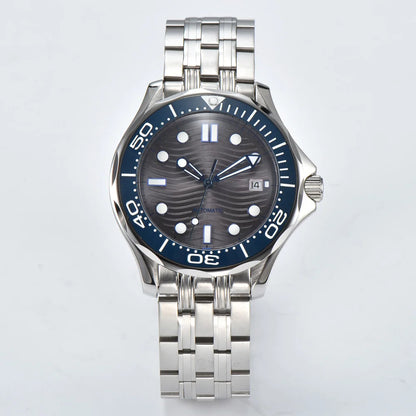 Men's Automatic Mechanical Watch 41mm Stainless Steel Waterproof Case Ceramic Bezel Men's Fashion Business Watch
