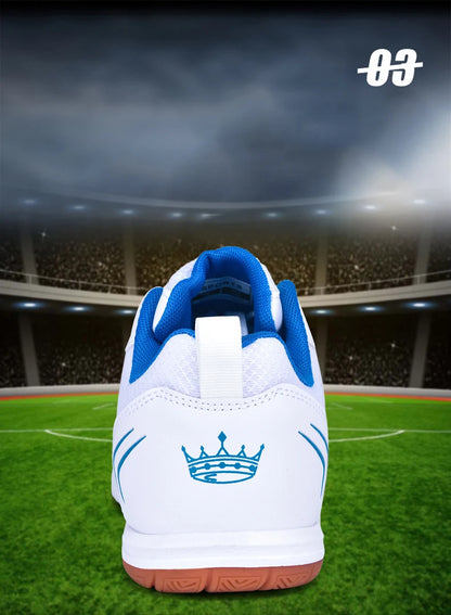 Crampons de football professionnels pour hommes, antidérapants, pour entraînement de Futsal, résistants à l'usure, ultralégers, pour l'extérieur et l'intérieur, baskets unisexes
