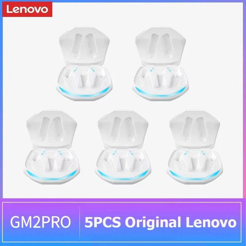 Lenovo GM2 Pro TWS Wireless Earbuds Bluetooth 5.3 – Touch Control HD Earphones with Mic, Waterproof Sports Headphones