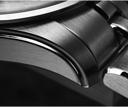 San Martin 39mm Miyota 90S5 Enamel Dial GADA Wristwatch Automatic Mechanical Sapphire BGW-X1 10Bar 5-Link Bracelet  SN0144CG-7