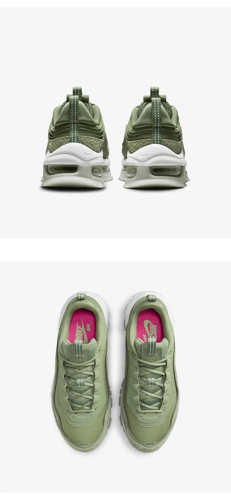 Nike genuine Air Max 97 women's air cushioned breathable running shoes FB4496-300