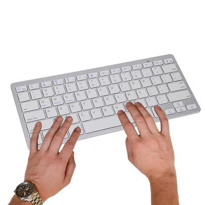 78 Keys Wireless Keyboard Bluetooth-compatible Russian/Korean/Hebrew/Spanish/Arabic for iPad Air Pro for Windows/Android Laptop