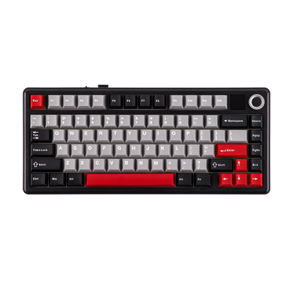 EPOMAKER X AULA F75 MAX Compact 75% Wired/BT5.0/2.4GHz Wireless Mechanical Gaming Keyboard with TFT Screen & Knob for PC/Mac