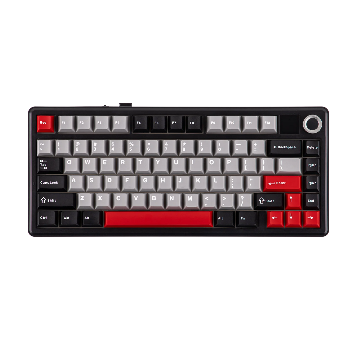 EPOMAKER X AULA F75 MAX Compact 75% Wired/BT5.0/2.4GHz Wireless Mechanical Gaming Keyboard with TFT Screen & Knob for PC/Mac