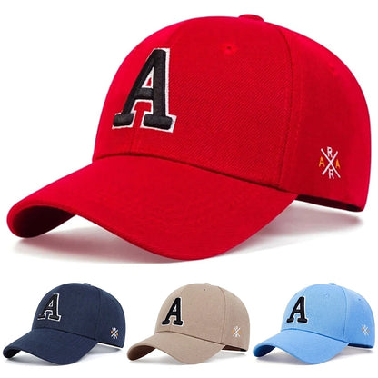 2025 Fashion New Baseball Hat A Letter Side AR Embroidery Outdoor Leisure Sports Daily Decoration Sunshade Hat Street HipHop Hat
