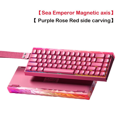 AULA HERO 68 HE Gaming Mechanical Keyboard Magnetic Axis RT Wired RGB Lighting 8K Polling Rate Side Engraving