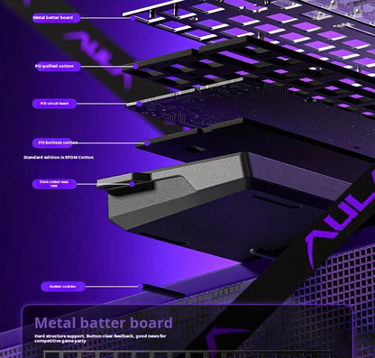 AULA WIN60 HE Wired Connection Magnetic Axis Keyboard RT Custom Mechanical Keyboard for E-sports Games 8K Polling Rate