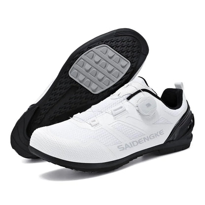 Nouvelles chaussures de cyclisme unisexes, professionnelles, légères, luxueuses, originales, pour route, VTT, course, vélo de mode, vélo de ville, sports de rue