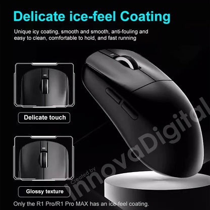 Mouse gaming wireless ATK VXE Dragonfly R1 Pro MAX PAW3395 R1 SE Plus personalizzato per eSport FPS, ricaricabile e leggero