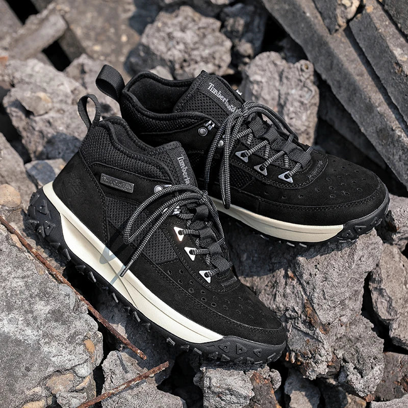2025 Autumn High-quality Mens Casual Shoes Versatile Trendy Outdoor Wear-resistant Hiking Shoes Lightweight Soft Sports Shoes