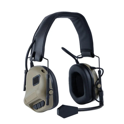 Écouteurs tactiques sans prise de son, Version de réduction du bruit, tête militaire, portant la chasse, le tir Airsoft