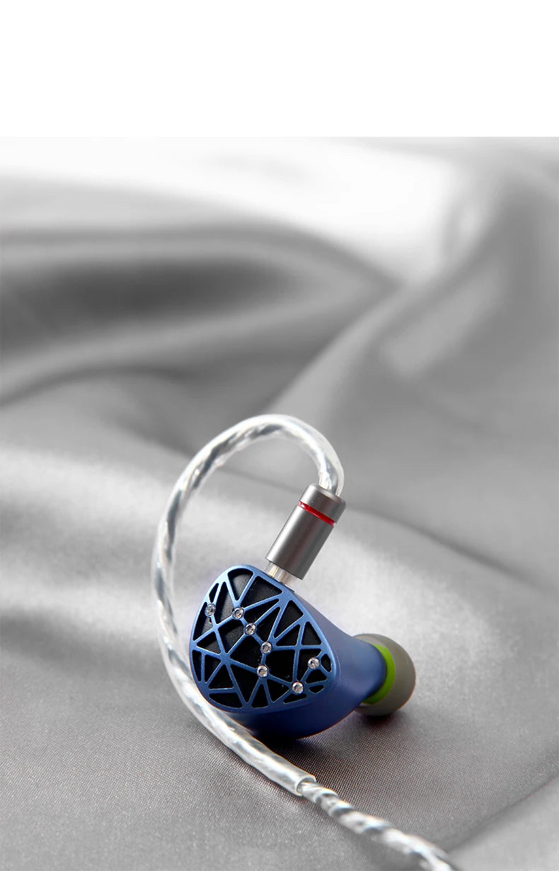 Sound Rhyme SR10 In-Ear HiFi Earphones 2DD+4BA+4PB High Quality Hifi Coil Iron 0.78mm 2Pin 2.5+3.5+4.4mm Plug Music Earphone