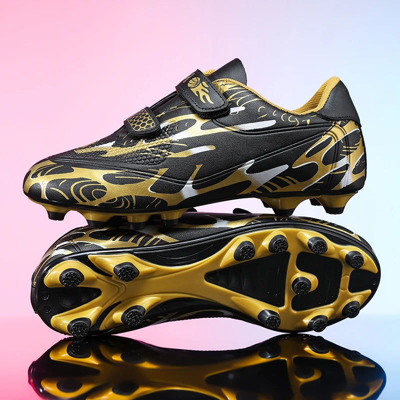 Chaussures de Football pour enfants, crampons de Football en plein air, chaussures de sport professionnelles pour garçons et filles, bottes de terrain de Football de haute qualité pour enfants