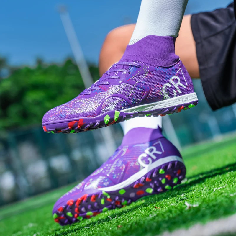 Chaussures de football 2026 pour homme, antidérapantes, crampons de football pour adultes, ultralégères, pour l'entraînement en extérieur