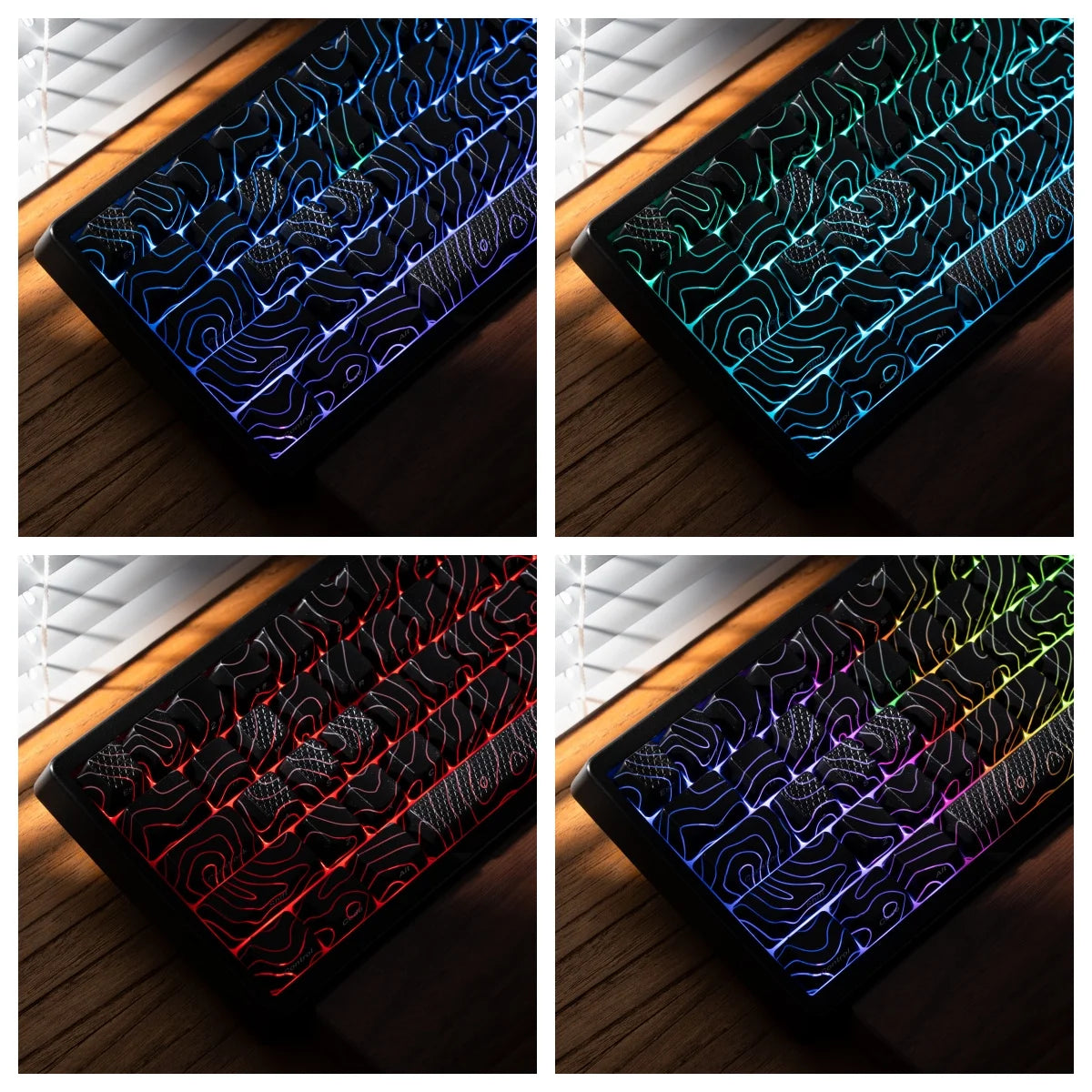 XVX M67 JadeStone Mechanical Keyboard 65% Tri-Mode Wireless Keyboard, Hot Swappable RGB Mechanical Keyboard with IMD Keycaps, Gasket Mount Gaming Keyboard