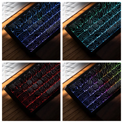 XVX M67 JadeStone Mechanical Keyboard 65% Tri-Mode Wireless Keyboard, Hot Swappable RGB Mechanical Keyboard with IMD Keycaps, Gasket Mount Gaming Keyboard