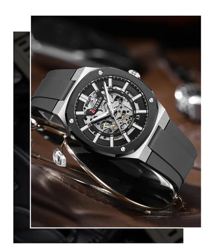 2025 CURREN New Men Mechanical Watch Luxury Sapphire Glass Automatic Watch 41MM Stainless Steel Watch for Men