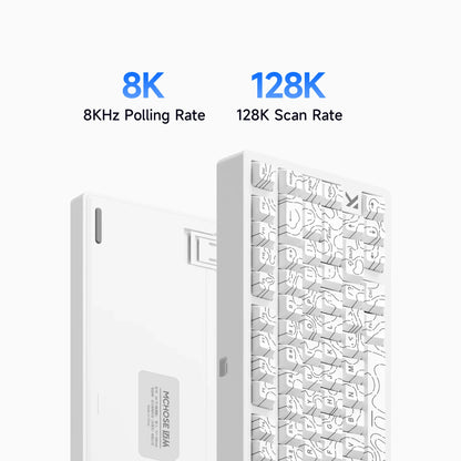 MCHOSE Jet 75 Magnetic Switch Gaming Keyboard Hall Effect Hot-Swappable Customized RGB Snap Tap 0.1ms Latency 8kHz Polling Rate