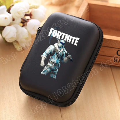 New Fortnite Storage Bag Multi Function Data Cable Charger Organizer Travel Earphone Protective Pouch Childrens Birthday Gift