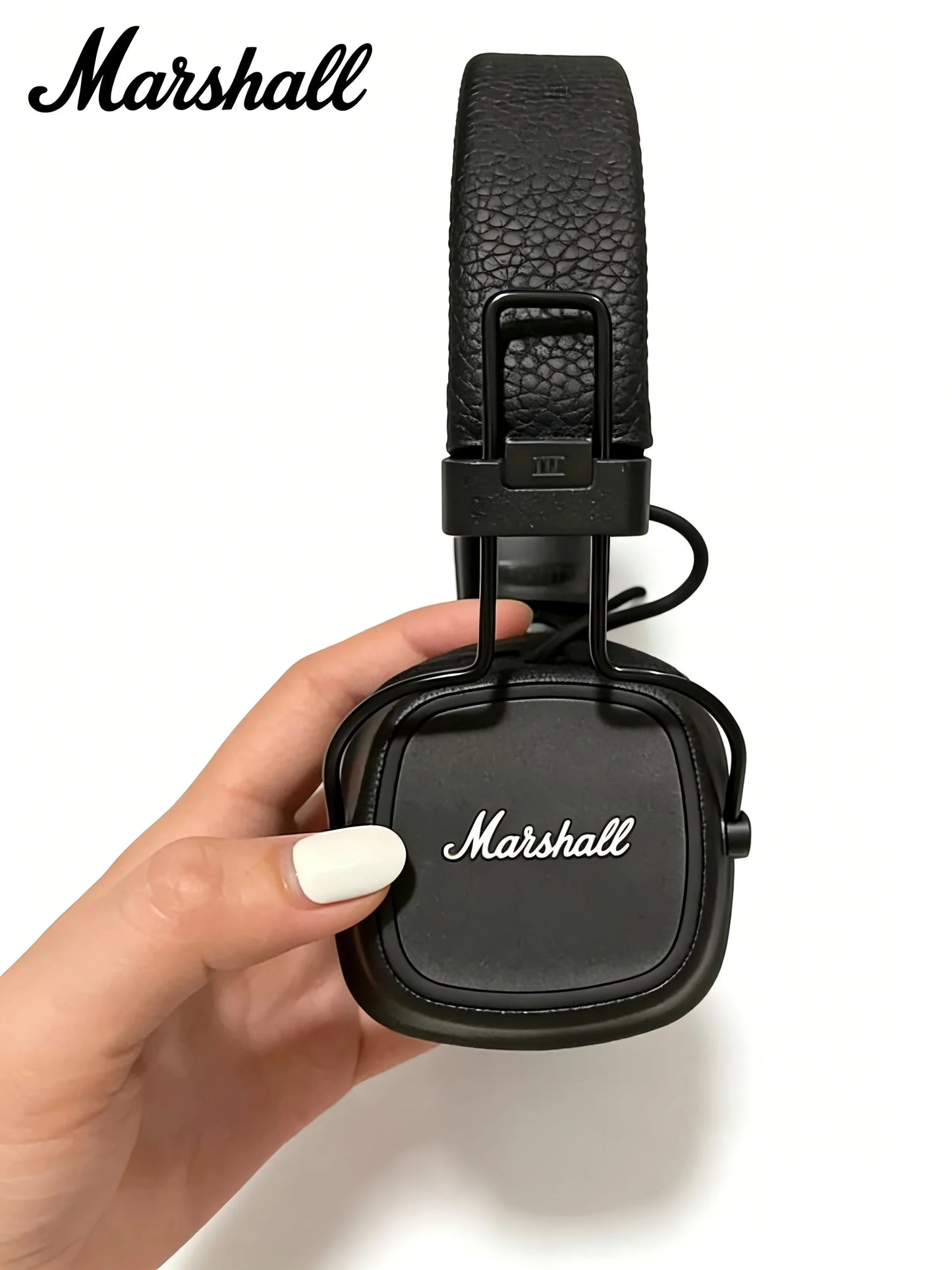 Marshall Major IV Wireless Bluetooth Headphones with Deep Bass, Foldable On-Ear Headset, Premium Sport Gaming Headphones with Mic, Long Battery Life