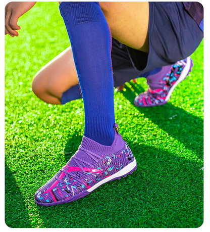 Chaussures de football professionnelles pour hommes, crampons de football pour gazon artificiel, chaussures de football pour jeunes, baskets antidérapantes pour hommes, Society Chuteira