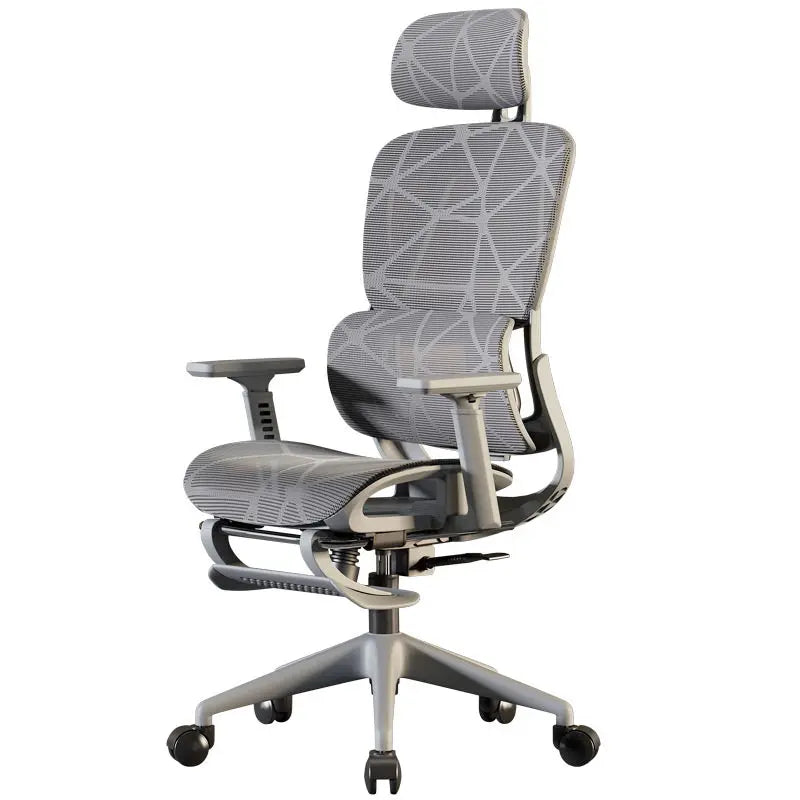 Chaise de bureau ergonomique confortable pour la maison, chaise de travail assise longue durée, chaise de bureau pour l'étude et l'e-sport