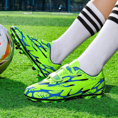 Nouveaux hommes enfants bottes de Football ultralégers garçons chaussures de Football professionnelles crampons antidérapant Match herbe chaussures d'entraînement livraison directe