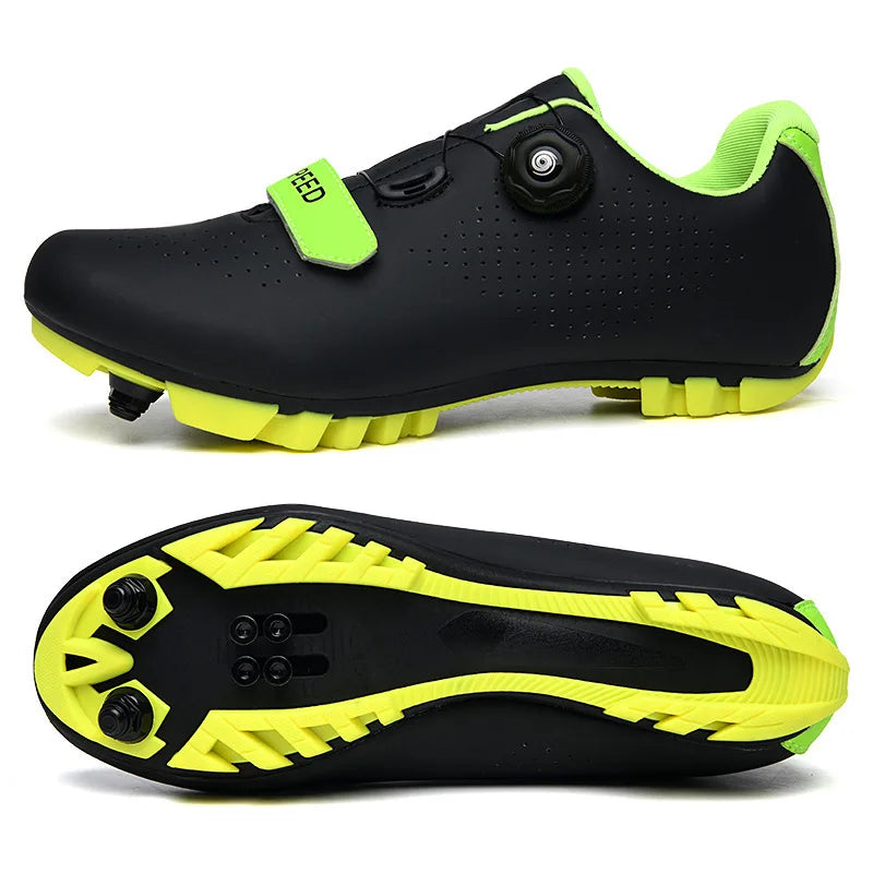 Whytesole men cycling sneaker MTB flat shoes cleat self-locking mountain bike shoes women road bicycle cycling shoe dirt