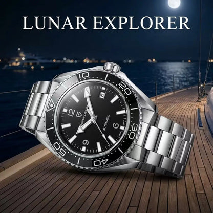 Pagani Design New Men's Mechanical Watch Luxury Sapphire Stainless Steel 100m Waterproof Ceramic bezel Automatic Watch